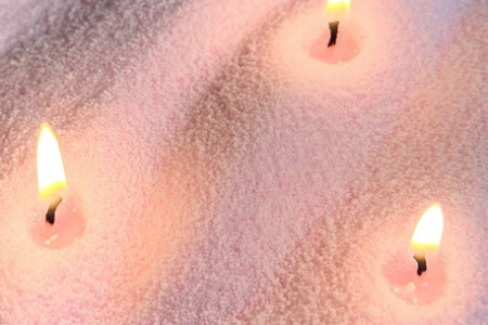 Powder Candle Wax (white candle wax)