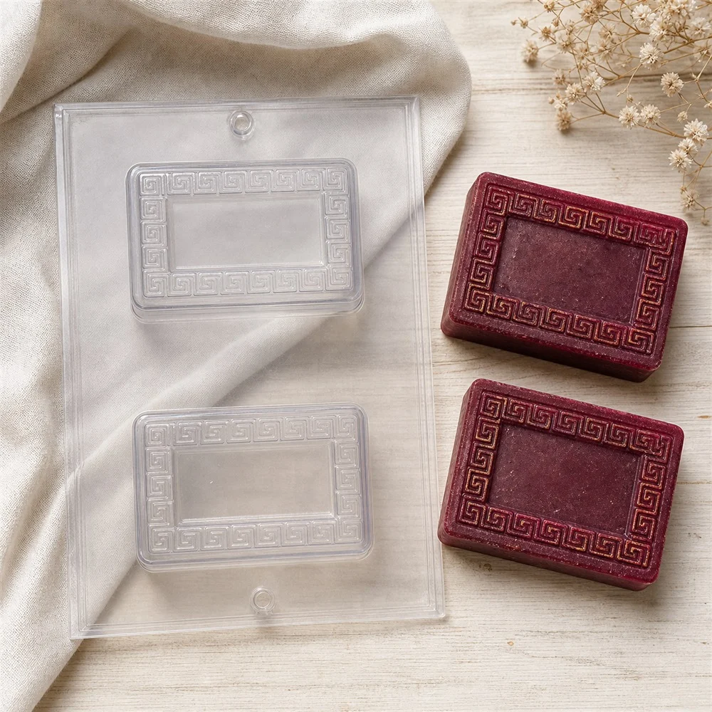 Decorative Rectangle PVC Soap Mould