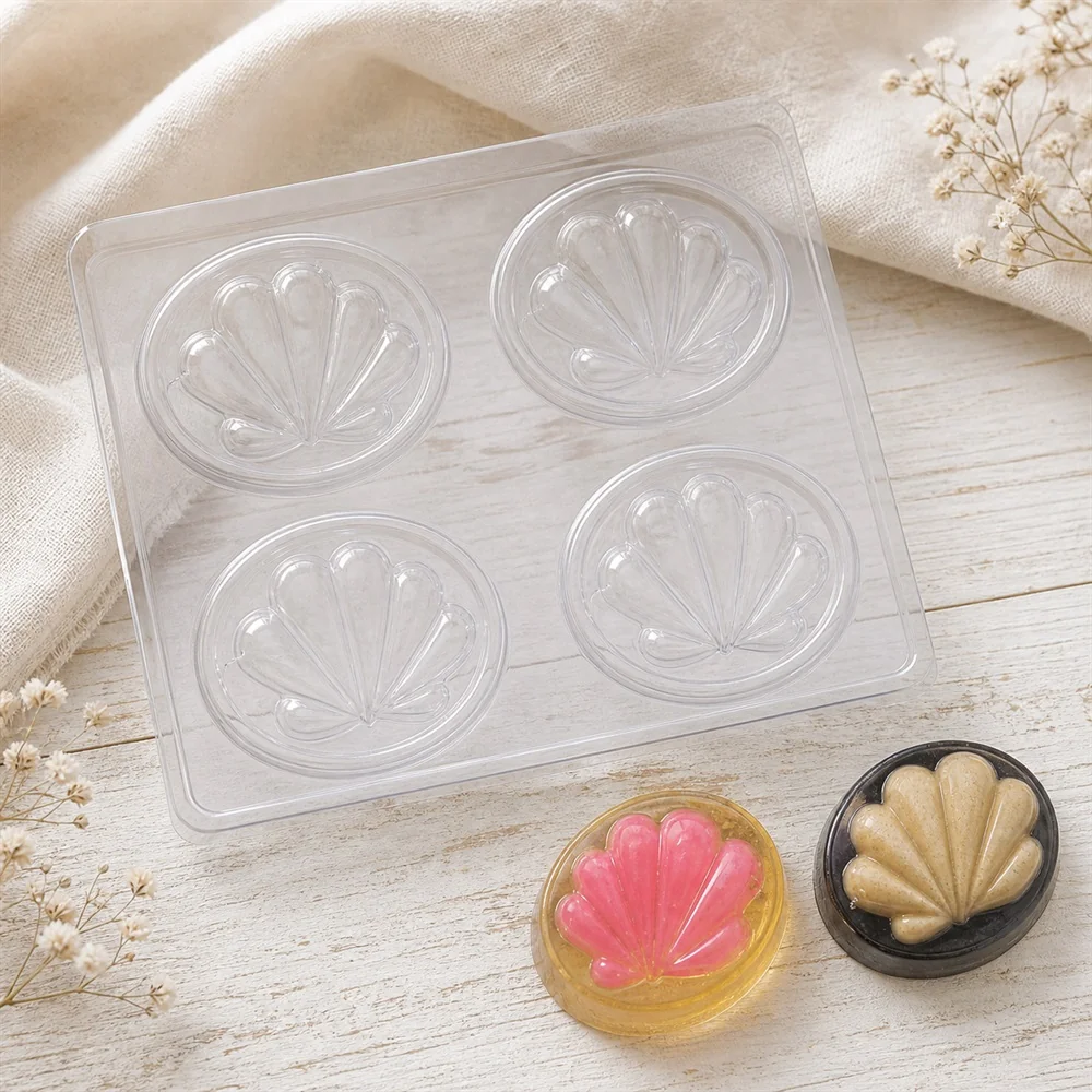 Oval Shell PVC Soap Mould