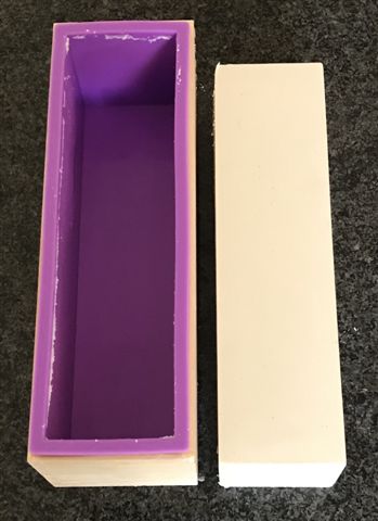 An Imported Wooden Box Mould with Silicone Inner