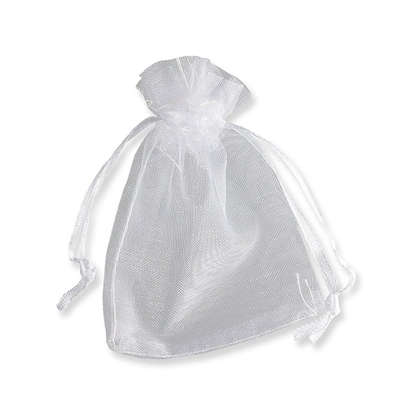 White Organza Bags (10 in Pack)
