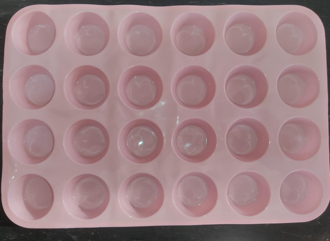NEW - Silicone Moulds- Large Round Tray