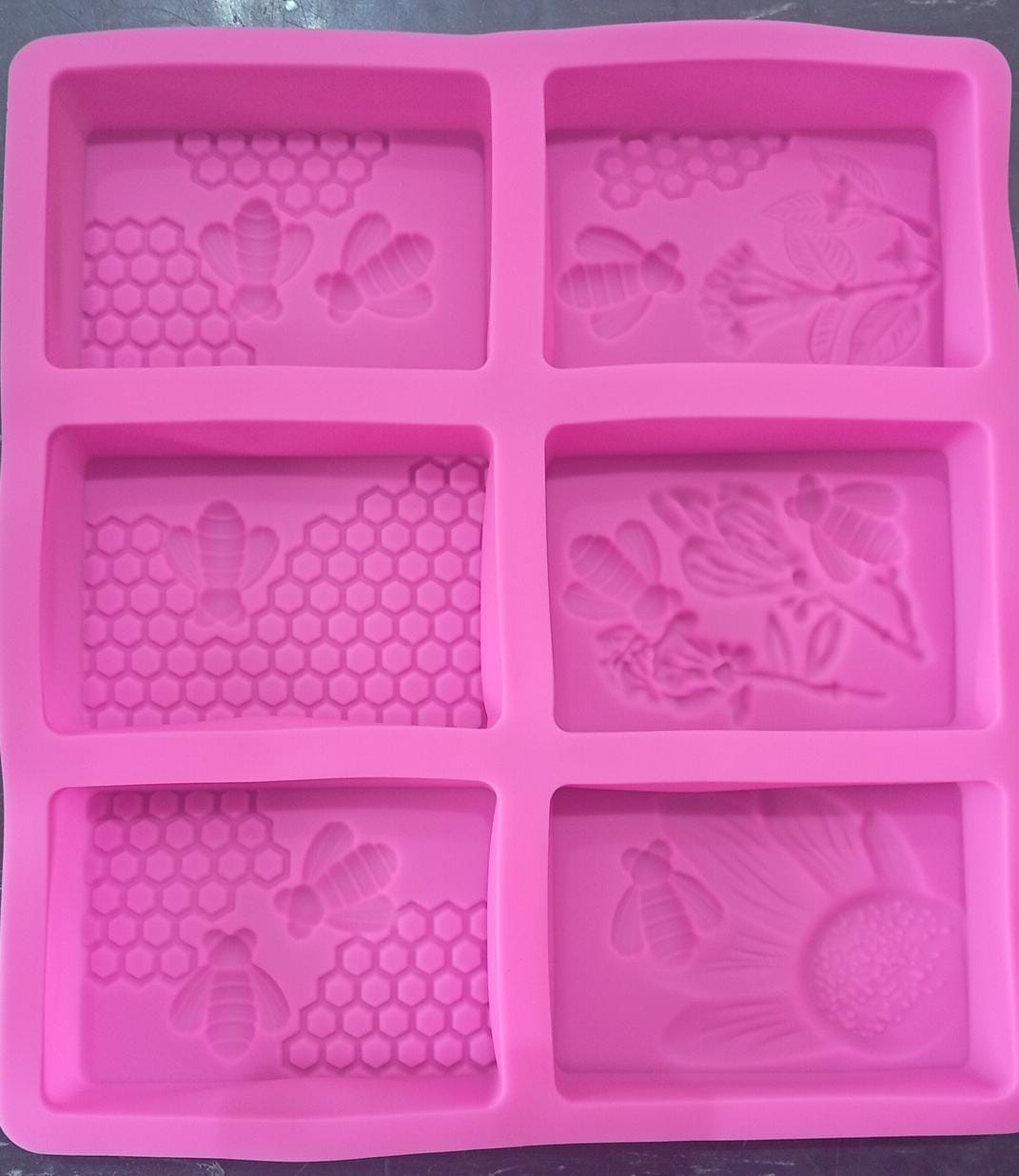 Rectangle Bee Mould ( 6 X SOAP)