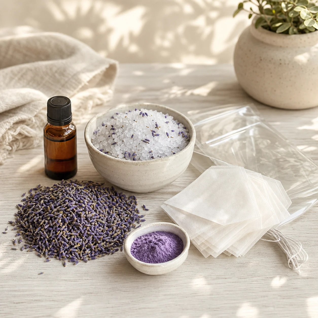 Lavender Bath Tea Recipe Pack