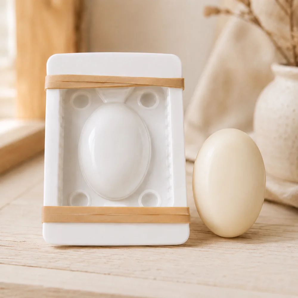 Imported 3D Oval Plain Mould 140g