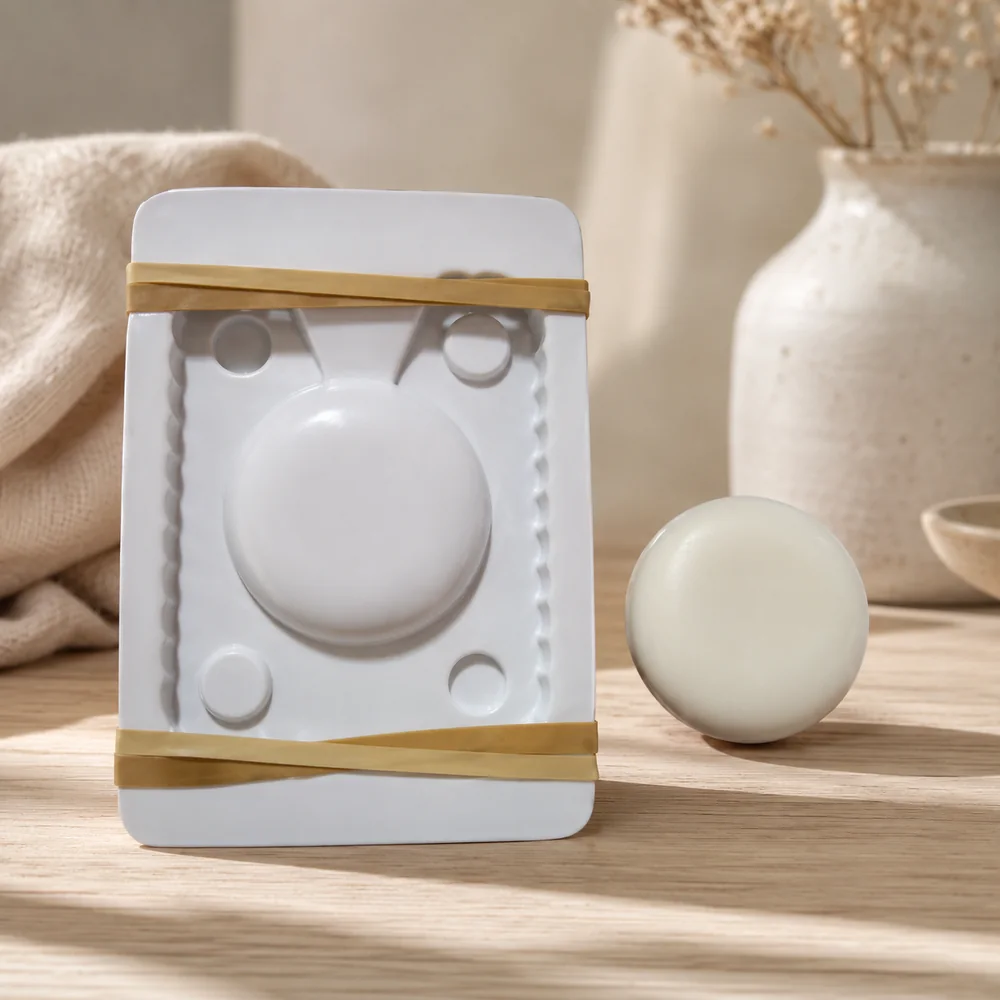 Imported 3D Round Plain Mould 120g