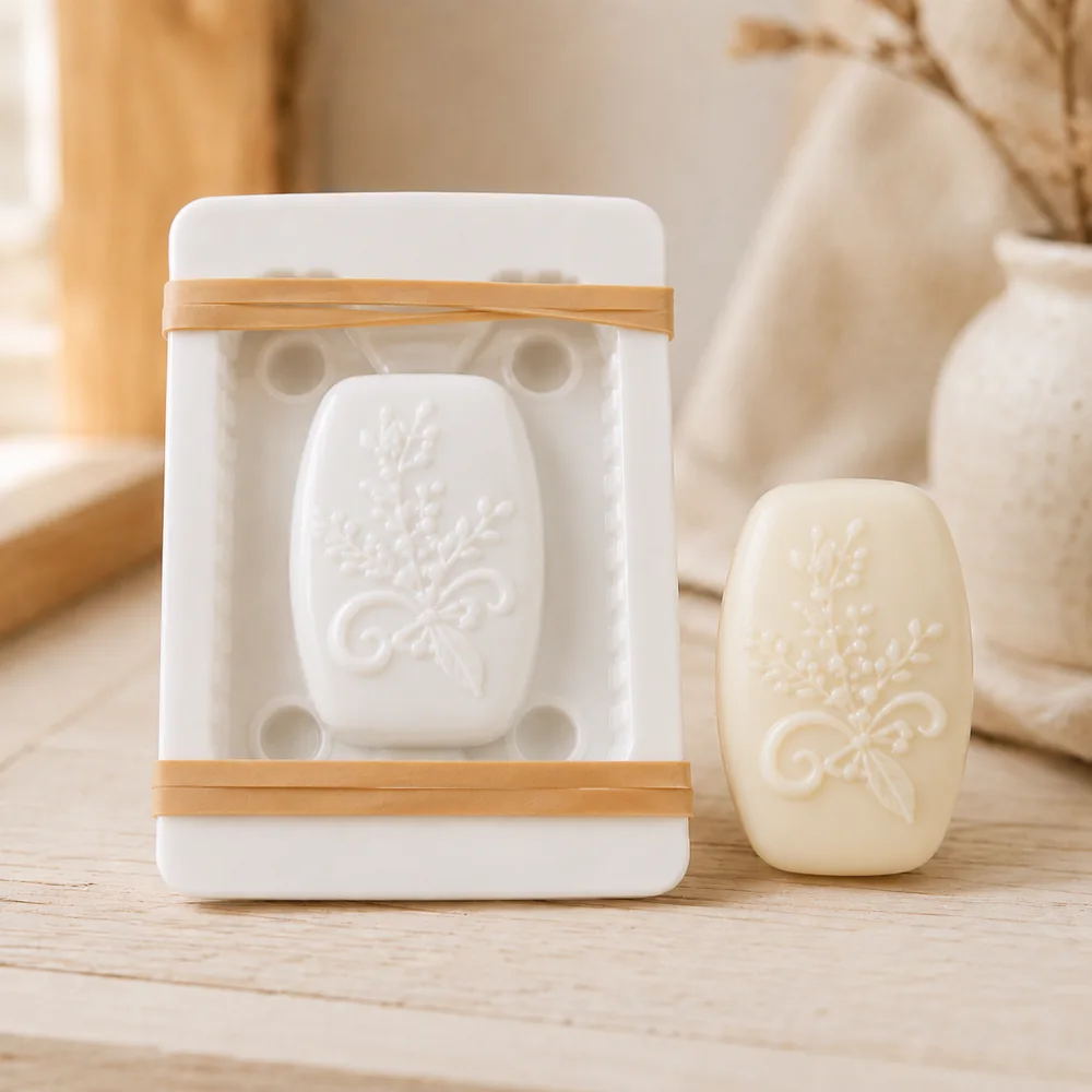 Imported 3D Round Rectangle Christmas Mould 160g
