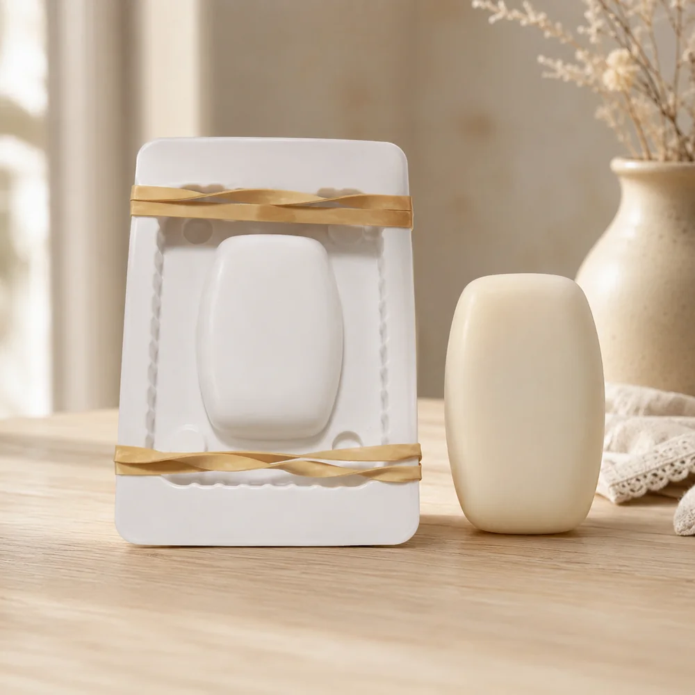 Imported 3D Round Rectangle Plain Mould 170g