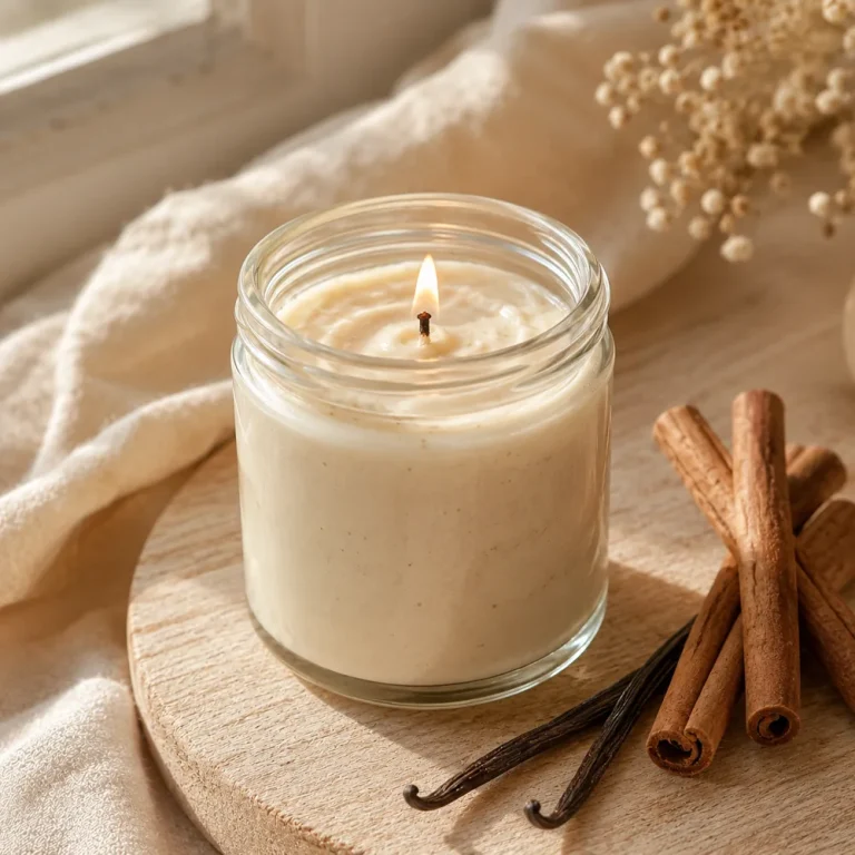 Cinnamon and Vanilla Body Butter Candle