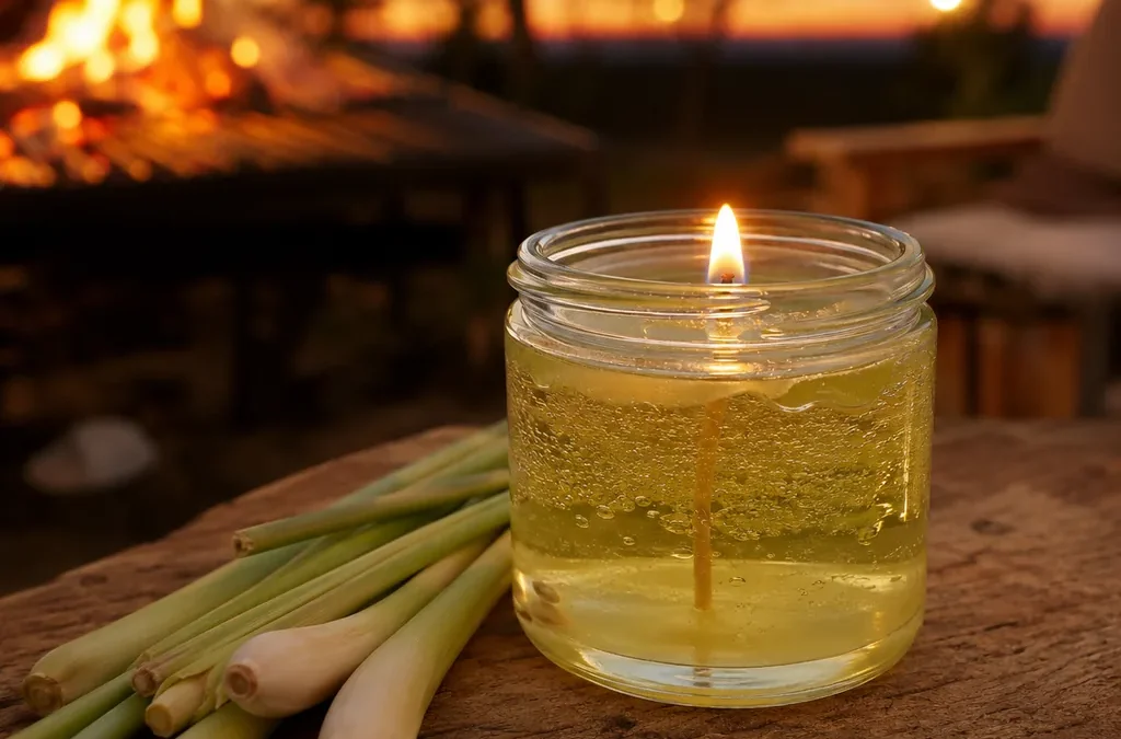Homemade citronella candles recipe