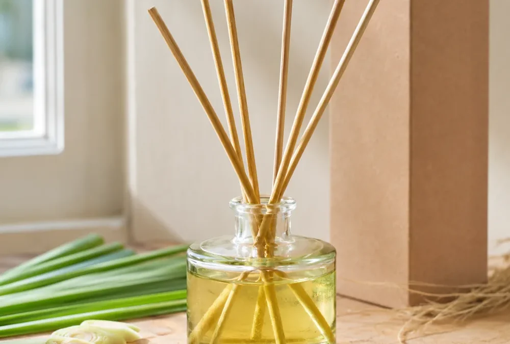 Handmade Citronella Reed Diffuser - The Soap Barn