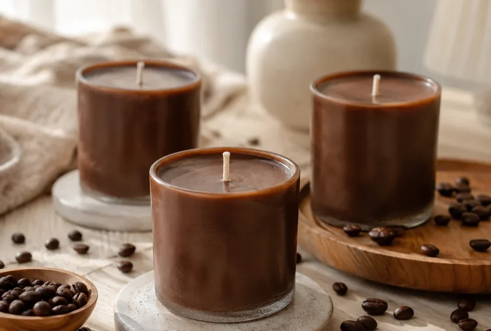 Handmade Coffee Candles - The Soap Barn
