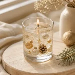 Handmade Festive Gel Candle - The Soap Barn