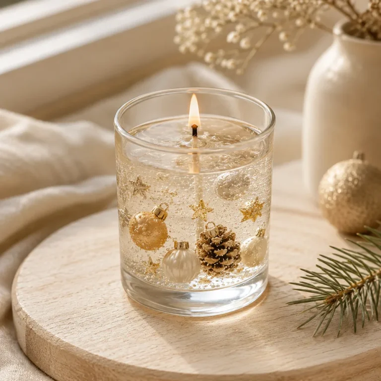 Festive Gel Candle