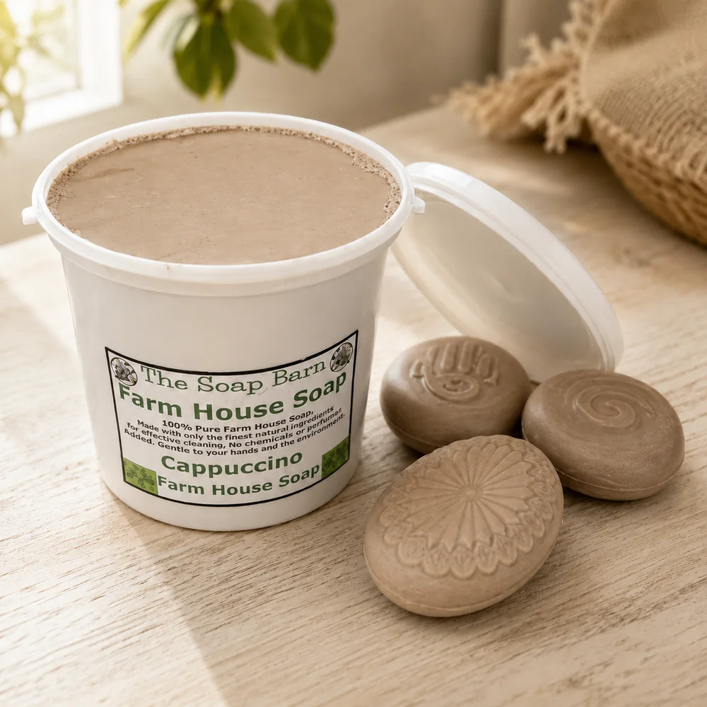 Farmhouse Soap Cappuccino (Organic Coffee and 20% Farm Fresh Milk) 100% Natural