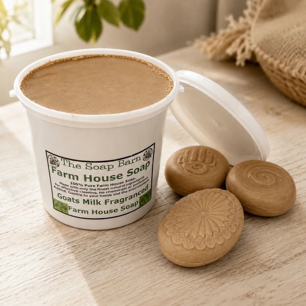 Farmhouse Soap Goats Milk Fragranced (Caramel with Organic Goats Milk)