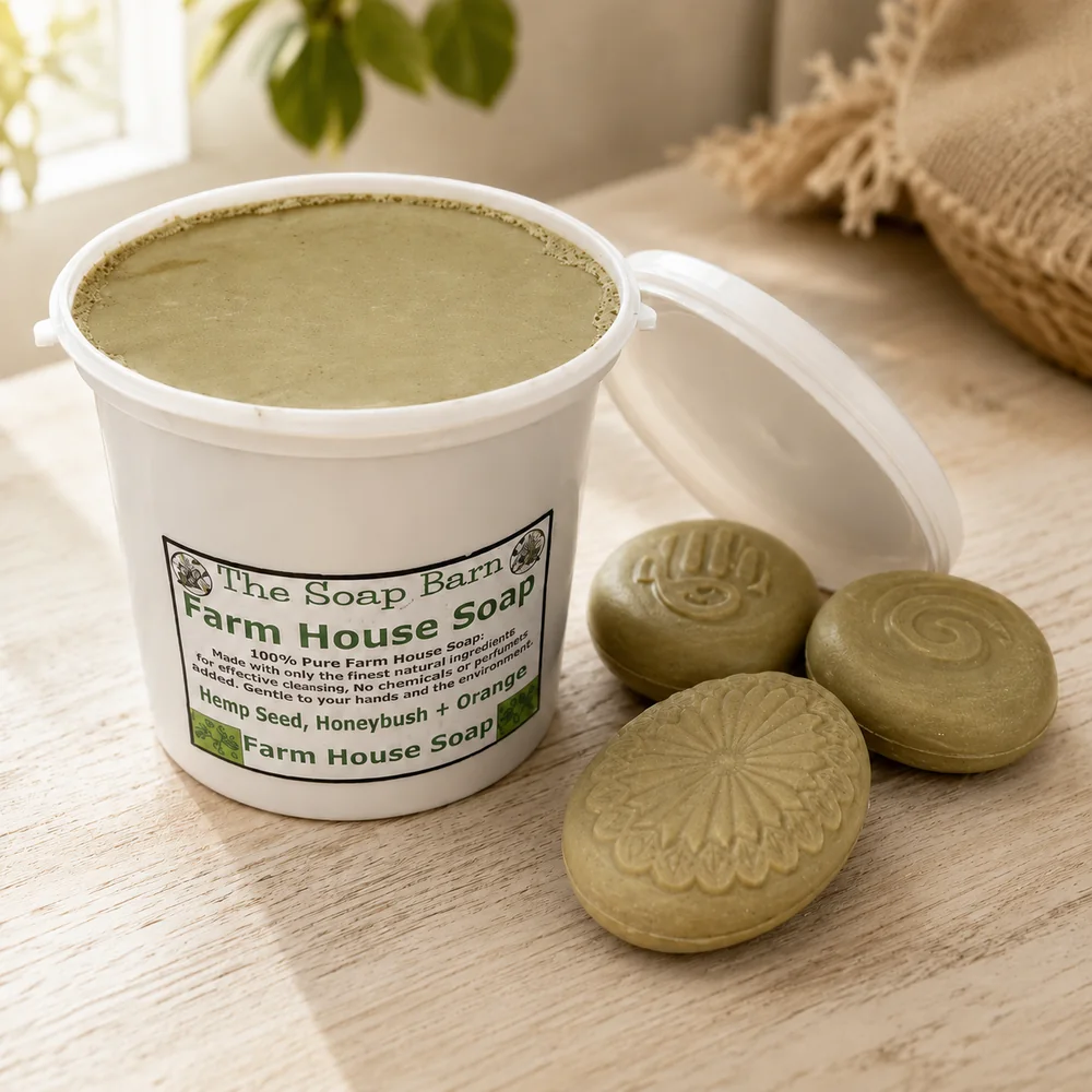 Farmhouse Soap Hemp Seed, Honeybush & Orange 100% Natural