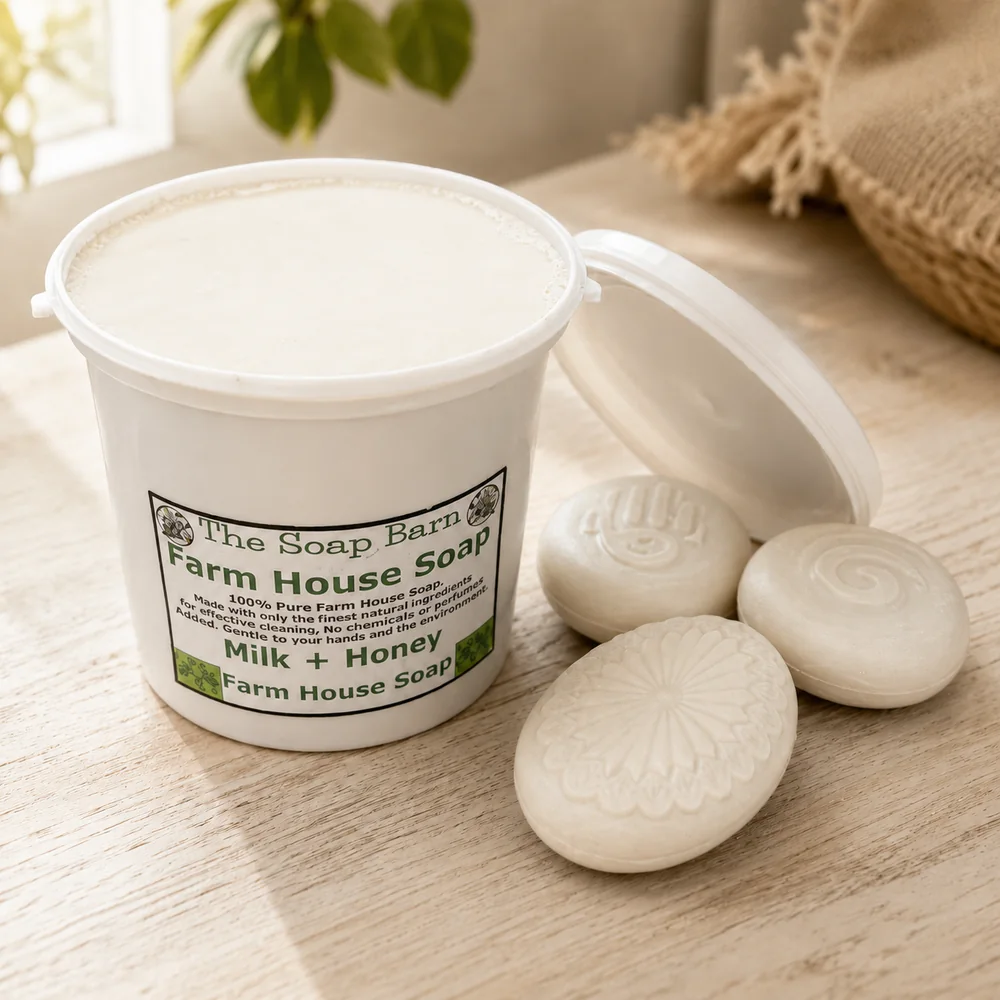 Farmhouse Soap Milk & Honey (White)