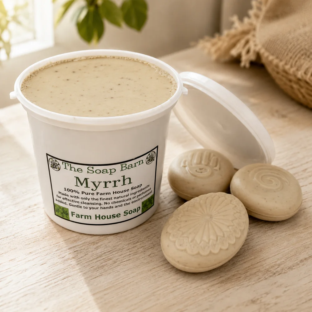 Farmhouse Soap Myrrh No Fragrance (Cream with Myrrh) 100% Natural