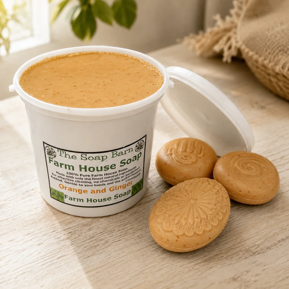 Farmhouse Soap Orange and Ginger (Orange with Fresh Ginger)