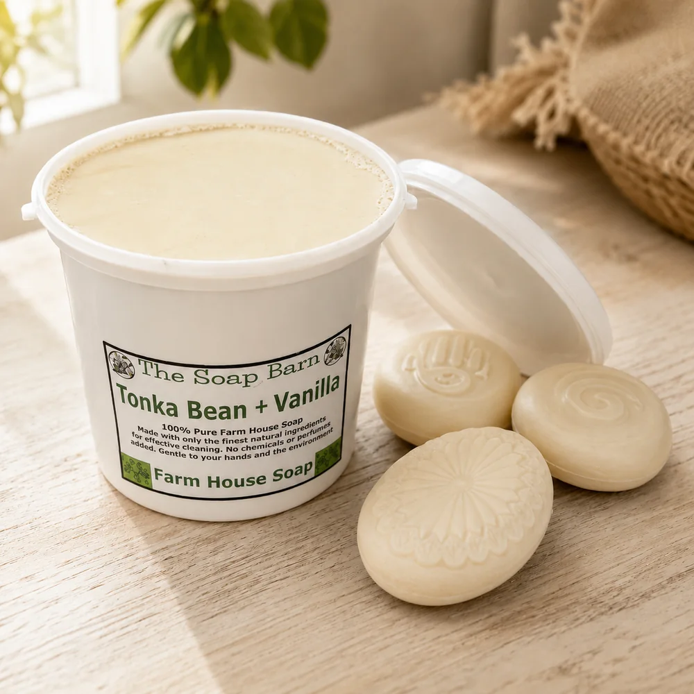 Farmhouse Soap Tonka Bean & Vanilla (Cream)