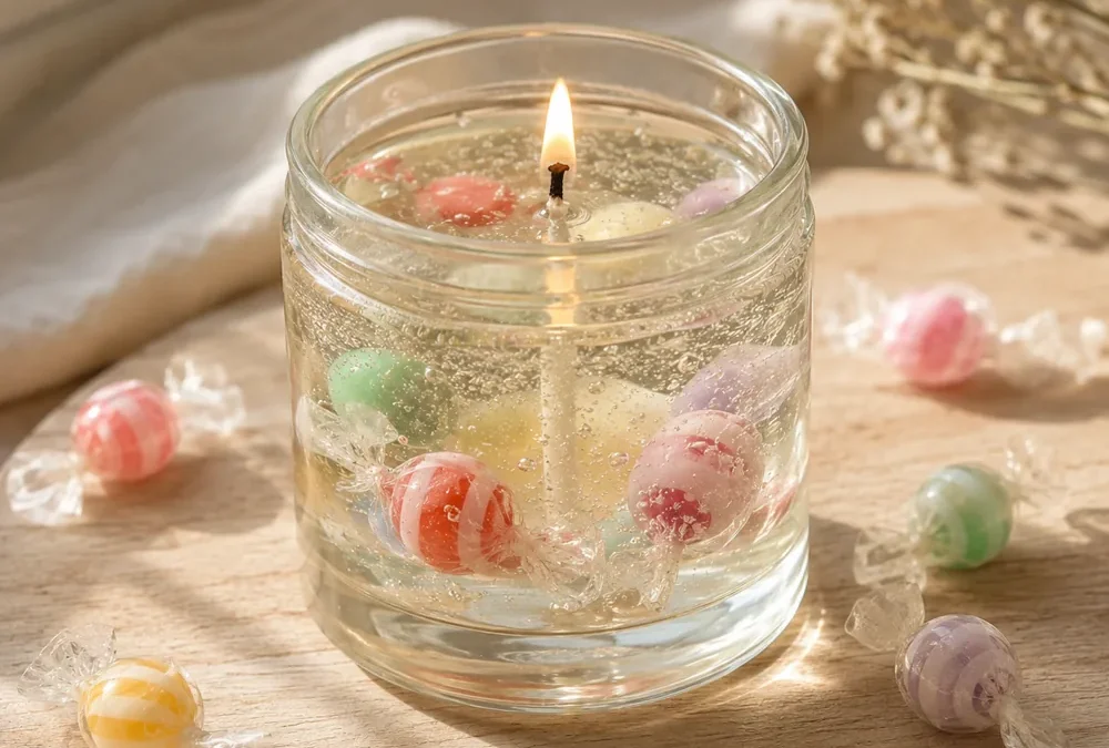 Handmade Gel Candy Candle - The Soap Barn