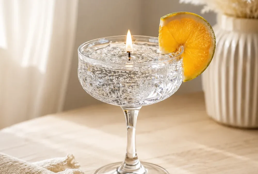 Handmade Gel Cocktail Candles - The Soap Barn