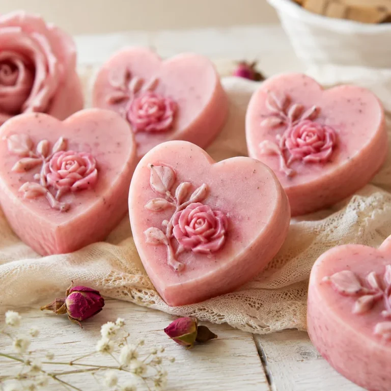 Heart and Rose Soaps