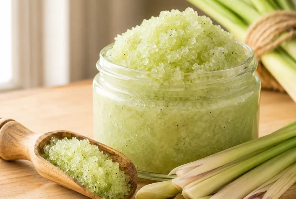 Handmade Lemon Grass Foot Scrub - The Soap Barn