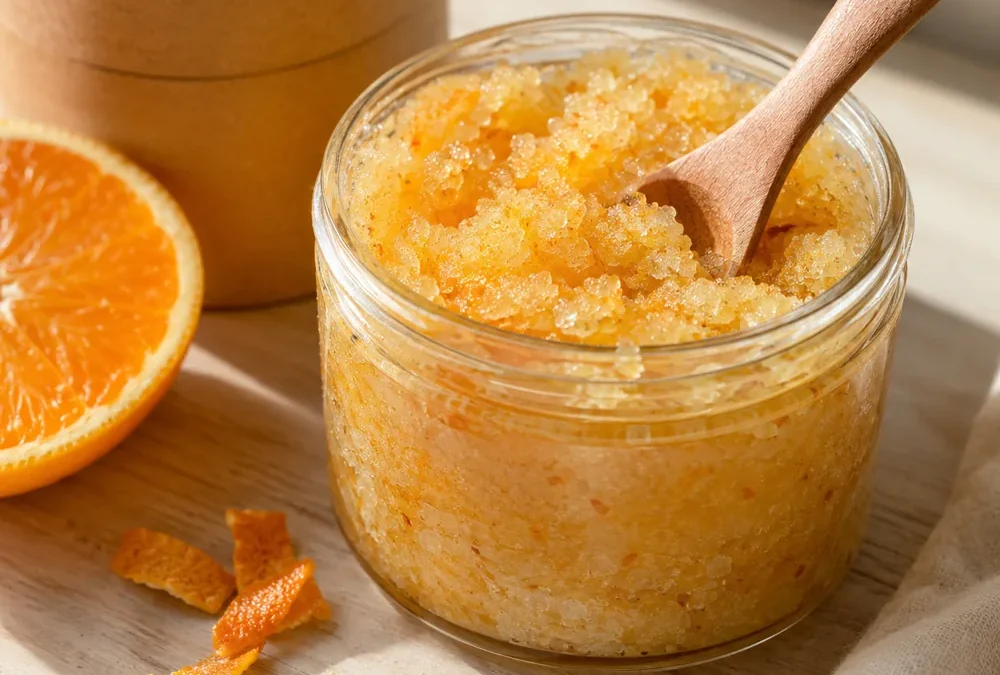 Handmade Orange Hand and Body Scrub - The Soap Barn