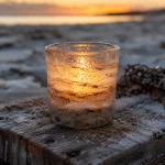 Handmade Sand and Ice Lantern - The Soap Barn