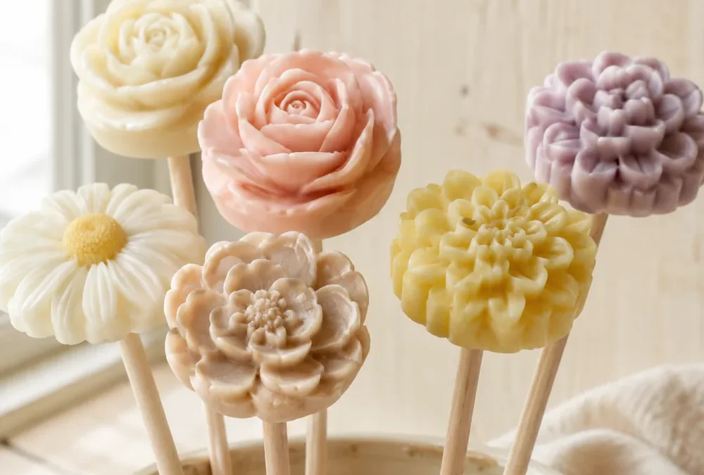 Handmade Soap Flower Pops - The Soap Barn