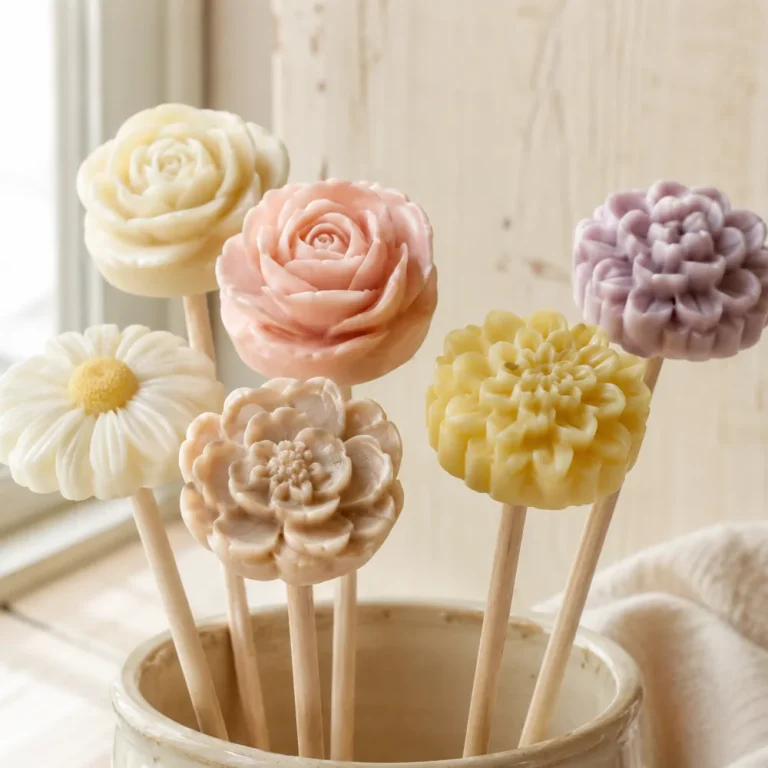 Soap Flower Pops