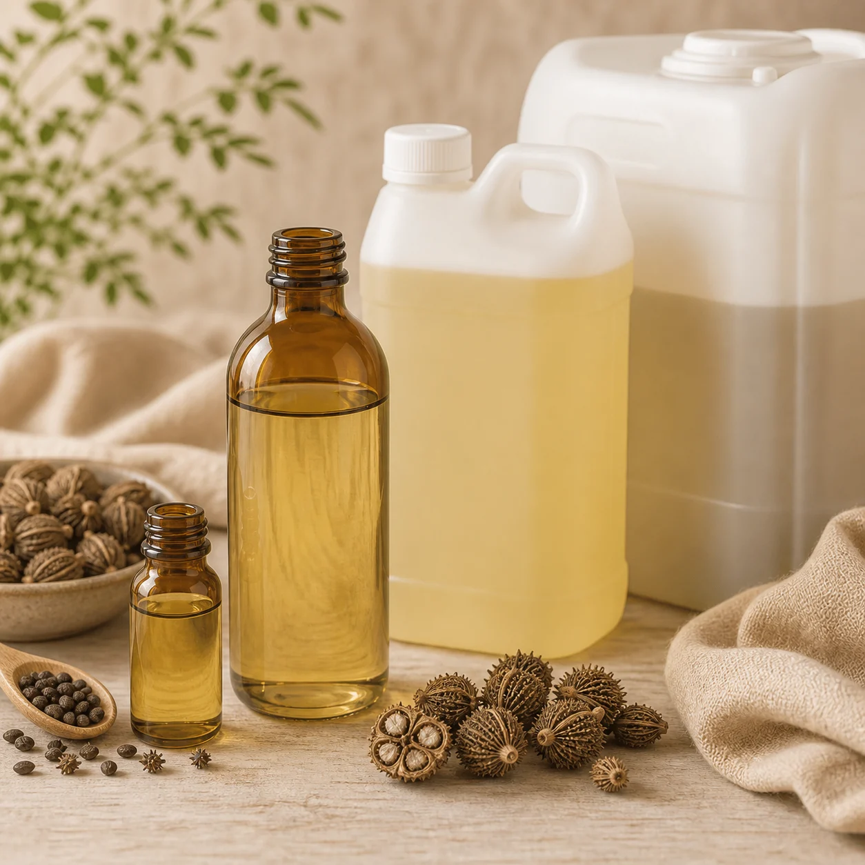Castor Oil - Cold Pressed (Hexane Free)