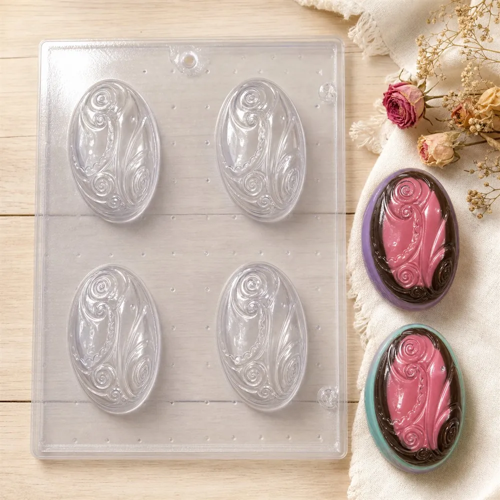 Deco Oval PVC Soap Mould, 100g (SB-218)