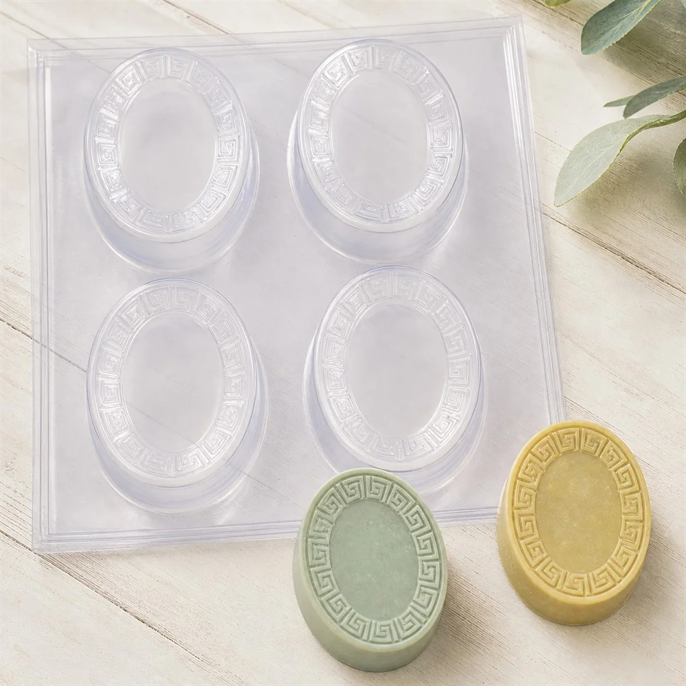 Decorative Oval PVC Soap Mould