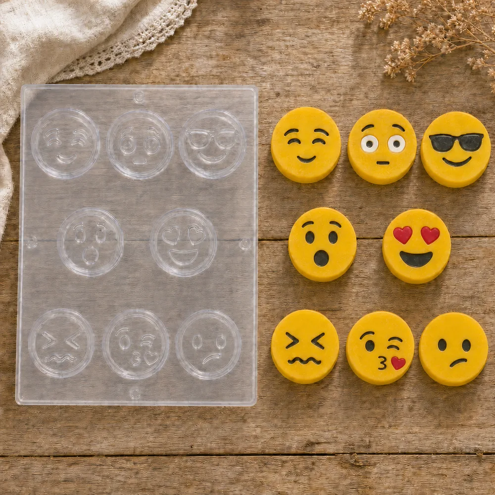 Emoji PVC Soap Mould, 50g (SB-232)
