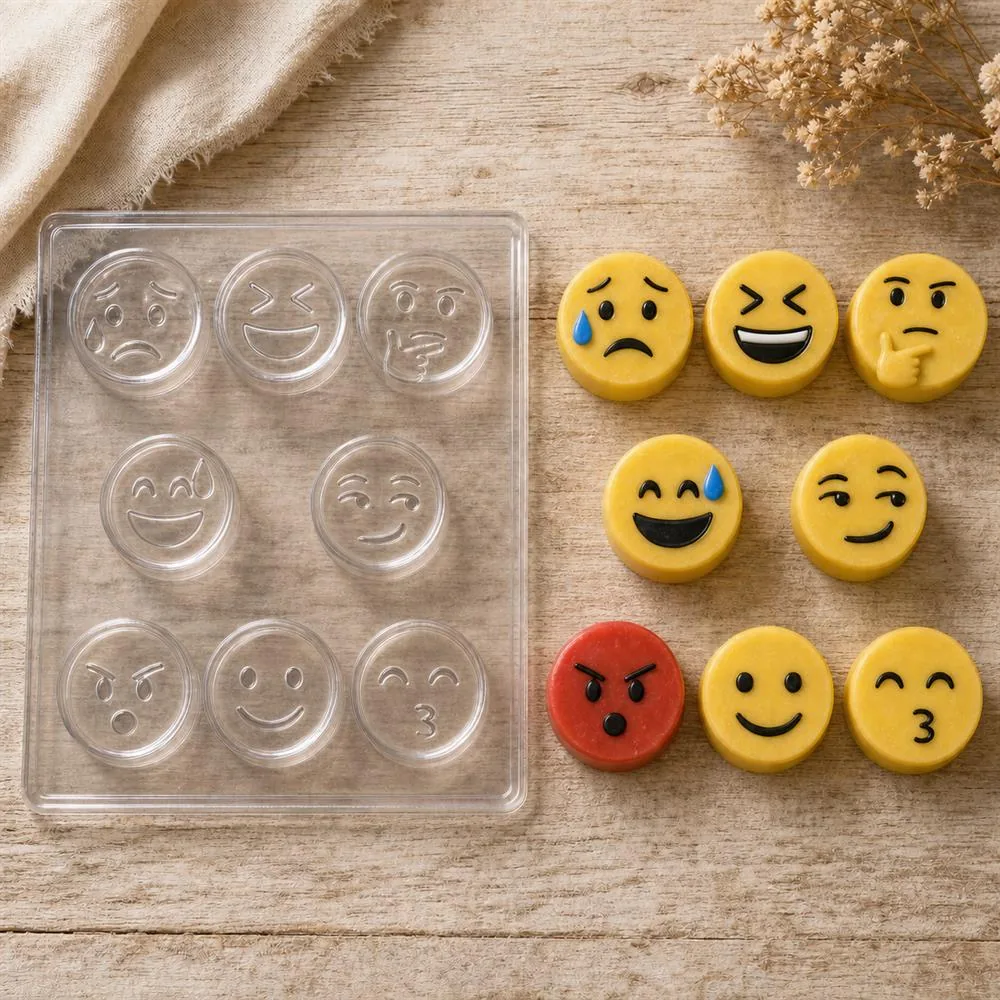 Emoji PVC Soap Mould, 50g (SB-234)