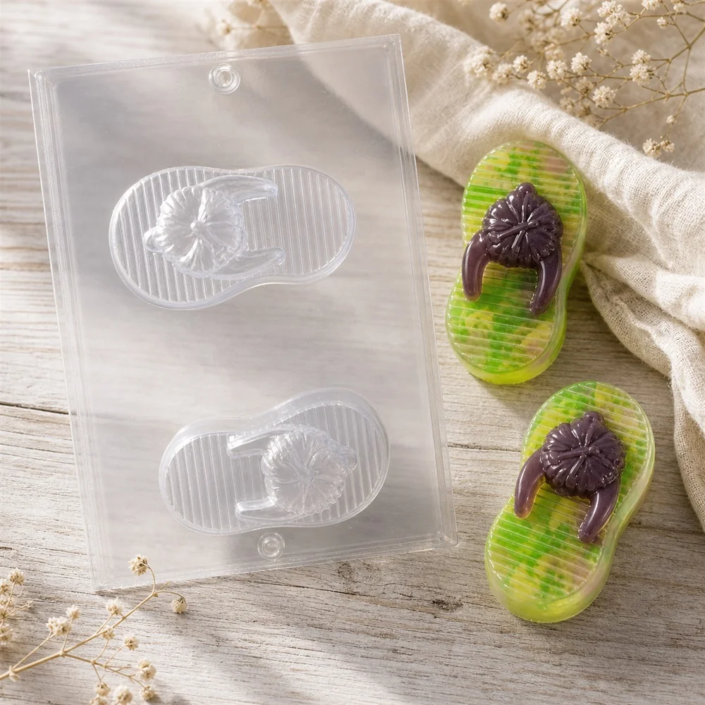 Flip Flop Soap PVC Soap Mould, 80g (SB-70)