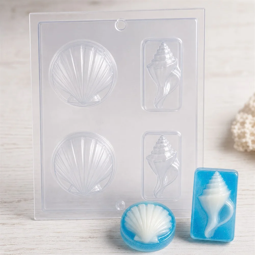 Guest Shells PVC Soap Mould, 40g (SB-52)