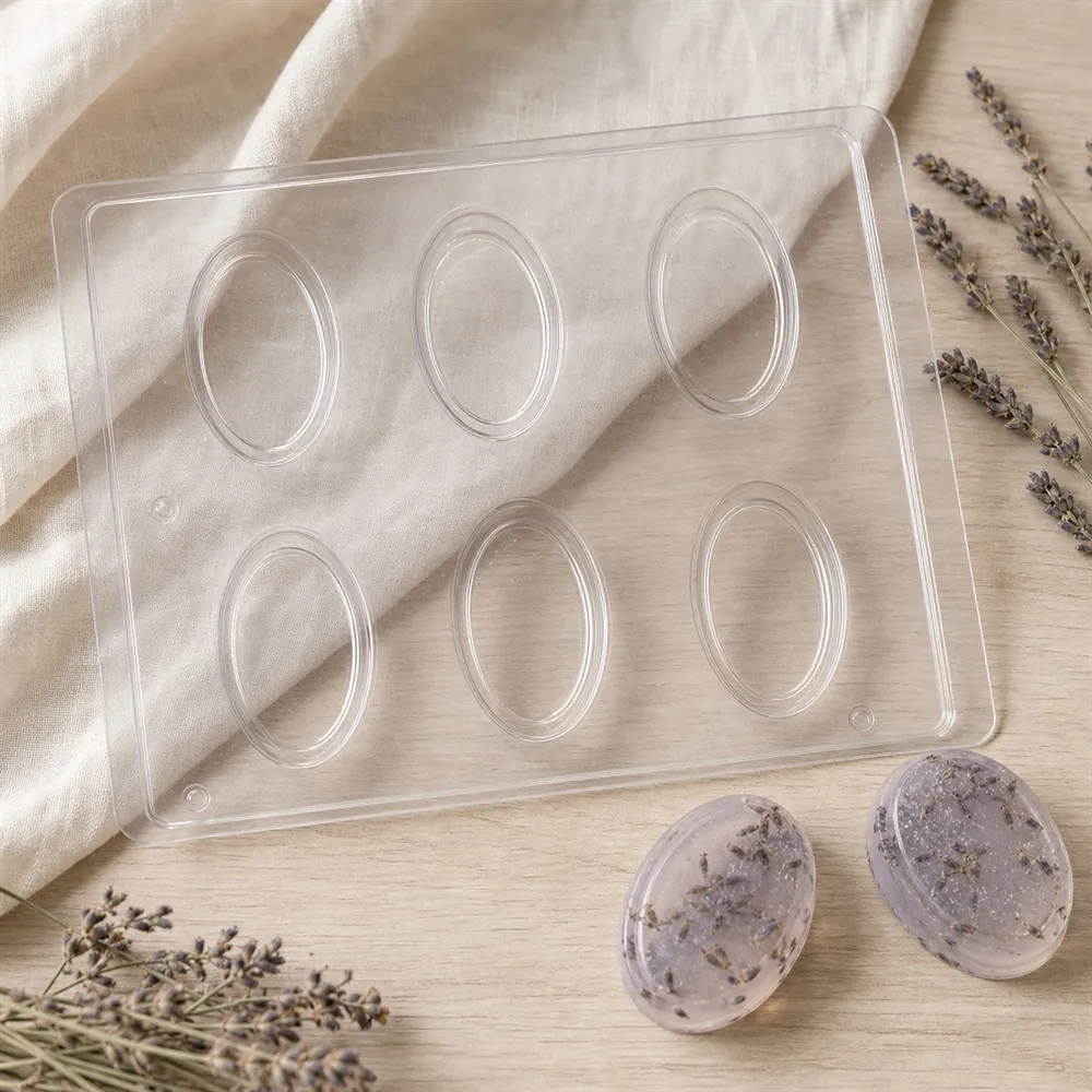 Oval Guest Soaps PVC Soap Mould, 40g (SB-63)