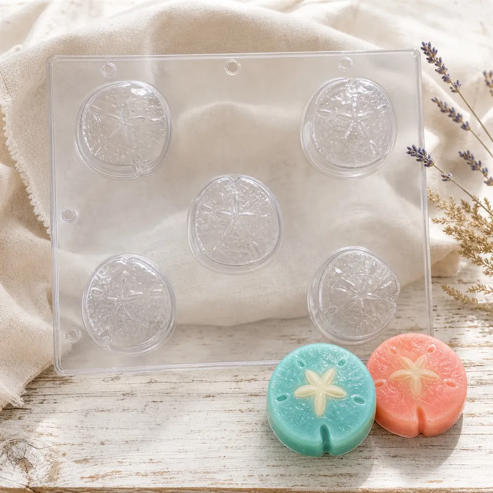 Pansy Shell PVC Soap Mould