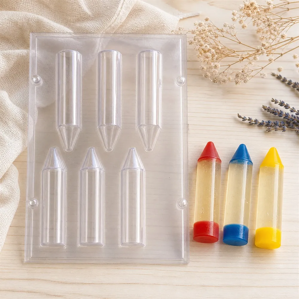 Pencil Soap (1/2) PVC Soap Mould