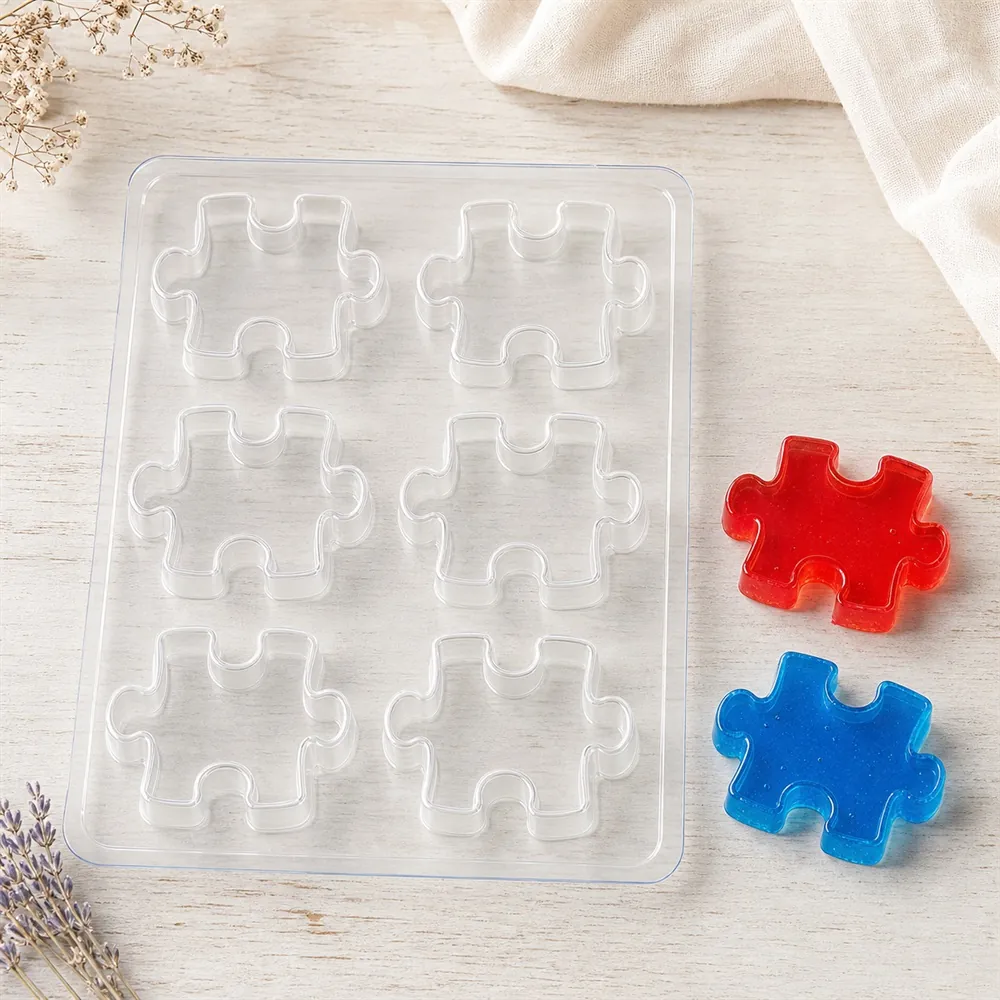 Puzzle Pieces PVC Soap Mould