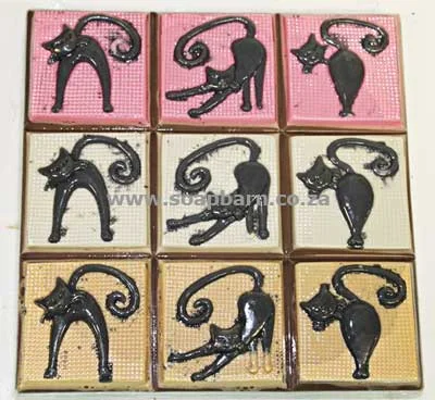 Cat Cake PVC Soap Mould, 900g (SB-219)