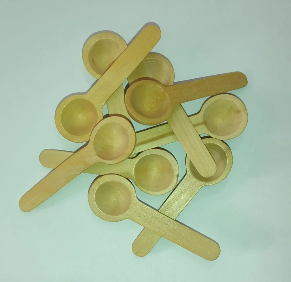 Wooden Bath Salt Scoop 7cm
