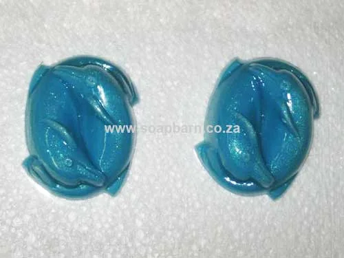 Dolphins Entwined PVC Soap Mould, 120g (SB-08)