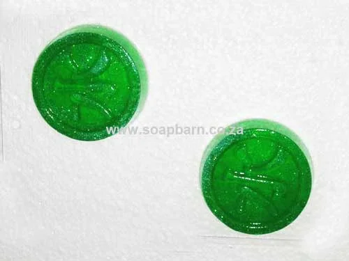 Chinese Water Sign Round PVC Soap Mould, 100g (SB-17)