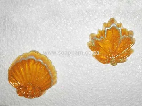 Guest Soap Shell and Leaf PVC Soap Mould, 75g (SB-24)