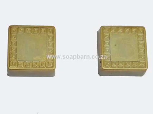 Decorative Square Mould PVC Soap Mould, 100g (SB-74)